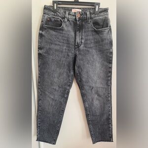 only young authentic High Rise curve Stretch Jeans in a black wash size 28/32